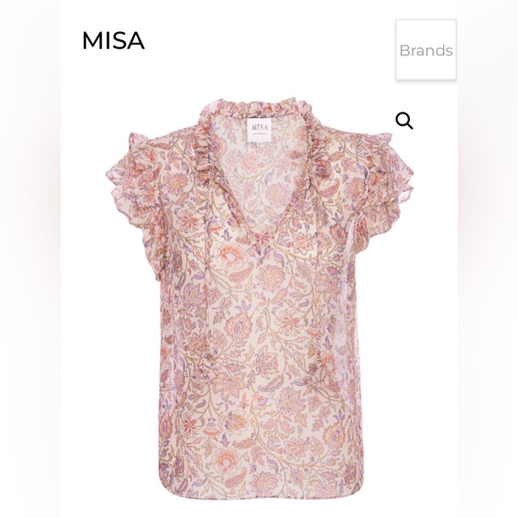 MISA Basia Top in Amouage Paisley - Picture 5 of 7